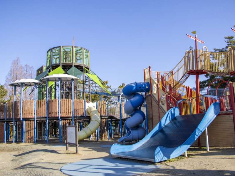 霞ケ浦緑地公園の遊具写真